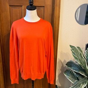 Polo by Ralph Lauren Bright Orange Crewneck Sweater Size M